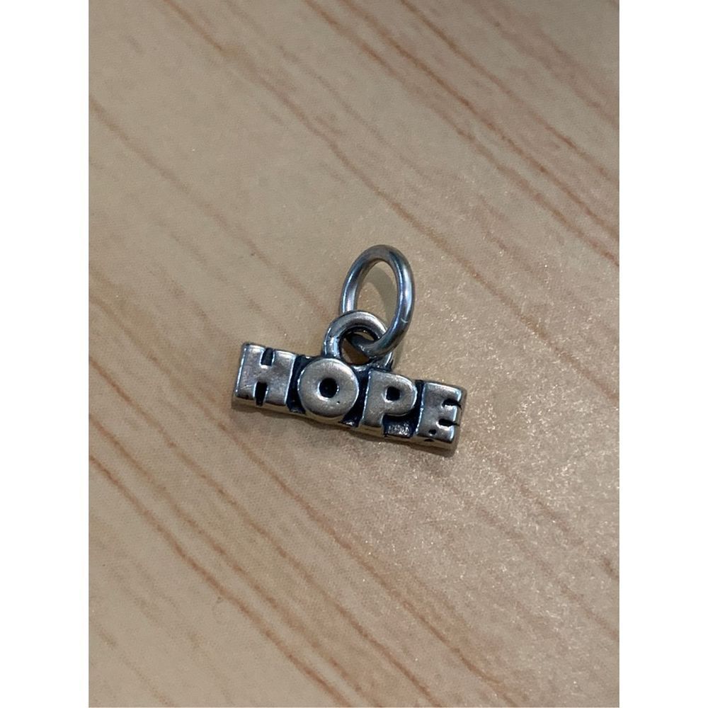 925 Hope Saying Sterling Silver Jewelry Charm